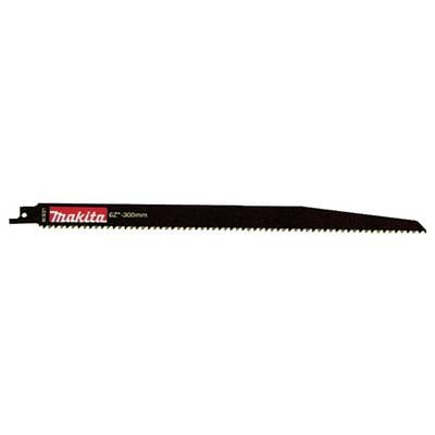 Saw blade for an electric power tool with serrated edge, 210 mm long.