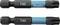 Two black, short screwdriver bits with blue marking and the inscription 'T40', suitable for Torx screws.