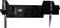 A black, rectangular tool with two metal mounting brackets. 'Makita' brand name visible. Potentially part of a larger device.