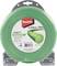 A green spool of trimmer line by Makita, model E-02711, diameter 2.0 mm, length 126 m, manufactured in France.