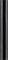 A black, cylindrical pen or tube, vertically positioned, against a neutral background.