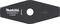 Black Makita blade for brush cutters with a circular opening in the centre. Text: 'Makita ø230Xø25.4 D-66058 max: 13,000 rpm'.
