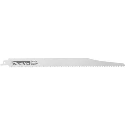 Long saw blade with sharp teeth, suitable for materials such as wood or metal. Marking shows brand and dimensions: 300 mm.