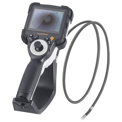 'Endoscope camera with flexible cable and screen for visual inspection of hard-to-reach areas.'