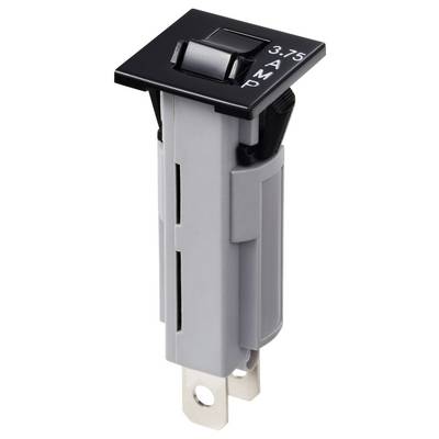 A black toggle switch with '3.75 AMP' printed on the top surface. The switch is mounted in a grey enclosure.