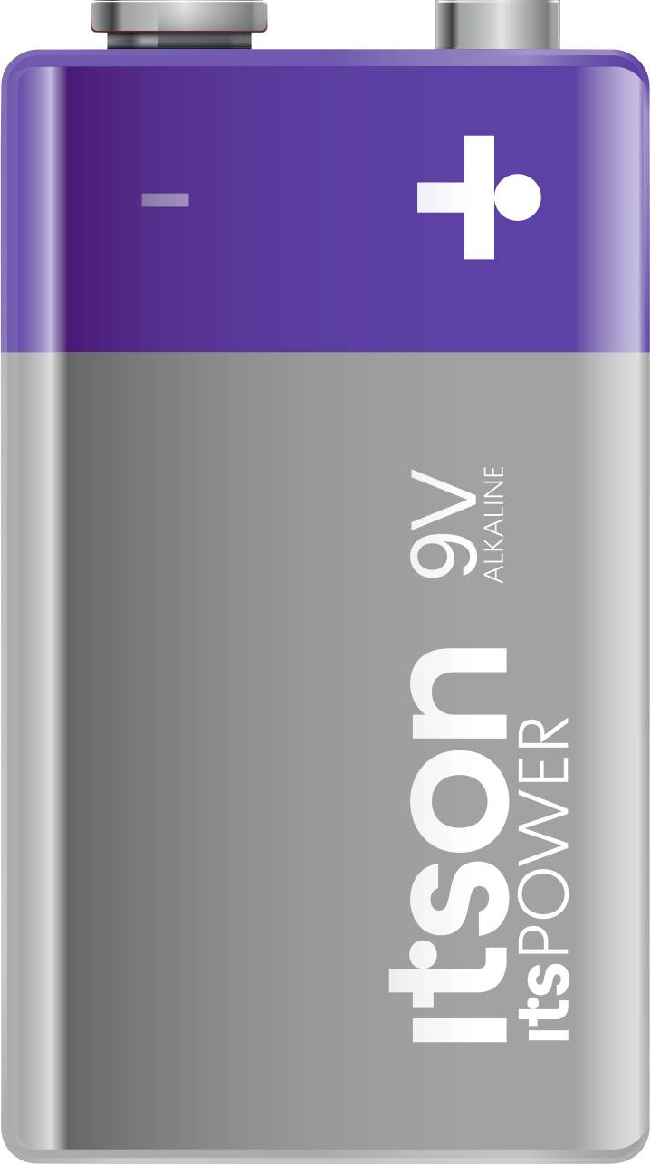 Image of itson Itspower 9 V / PP3 battery 9 V 1 pc(s)