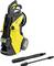 'Kärcher K7 Premium Pressure Washer, yellow-black, with two interchangeable spray nozzles for versatile cleaning tasks.'