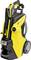 'Pressure washer with yellow and black design, K7 Smart Control model by Kärcher. Equipped with hose and handle.'