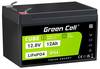 Green Cell CUBE LiFePO4 Non-standard battery (rechargeable) LiFePo PP3 Blade terminal Li-ion 12.8 V 12 Ah 1 pc(s)