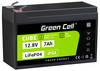 Green Cell CUBE LiFePO4 Non-standard battery (rechargeable) LiFePo PP3 Blade terminal Li-ion 12.8 V 7 Ah 1 pc(s)