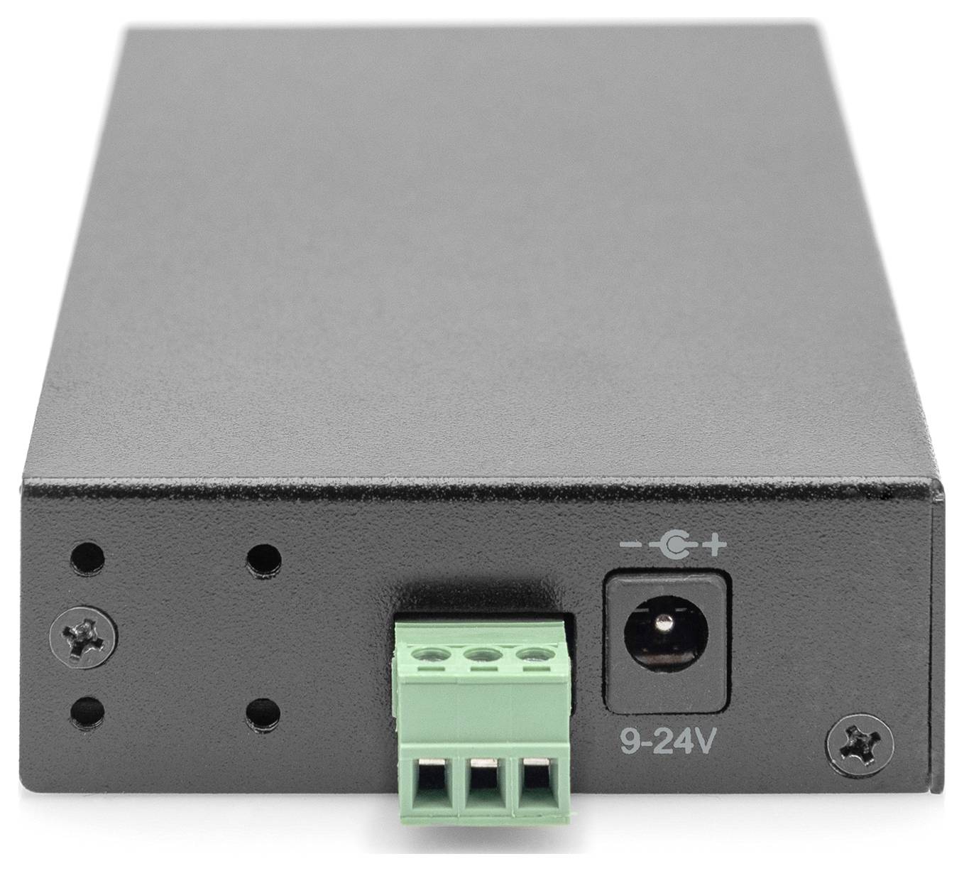 Digitus DA-70258-1 7 ports USB 3.0 hub meets industrial requirements, Steel casing, + LED indicator lights, suitable for