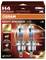 The packaging shows two OSRAM H4 bulbs 'Night Breaker 220' with enhanced light performance: 220% brighter, up to 150 m range, 20% whiter.