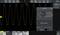 An oscilloscope screen displays a sinusoidal waveform. On the right, a network window with IP information is visible. The frequency is 999.967 Hz.