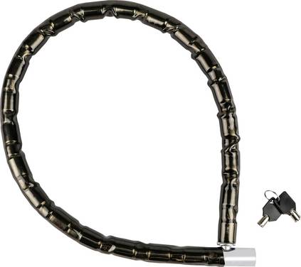 Eufab 16323 Chain lock  Black  Key lock