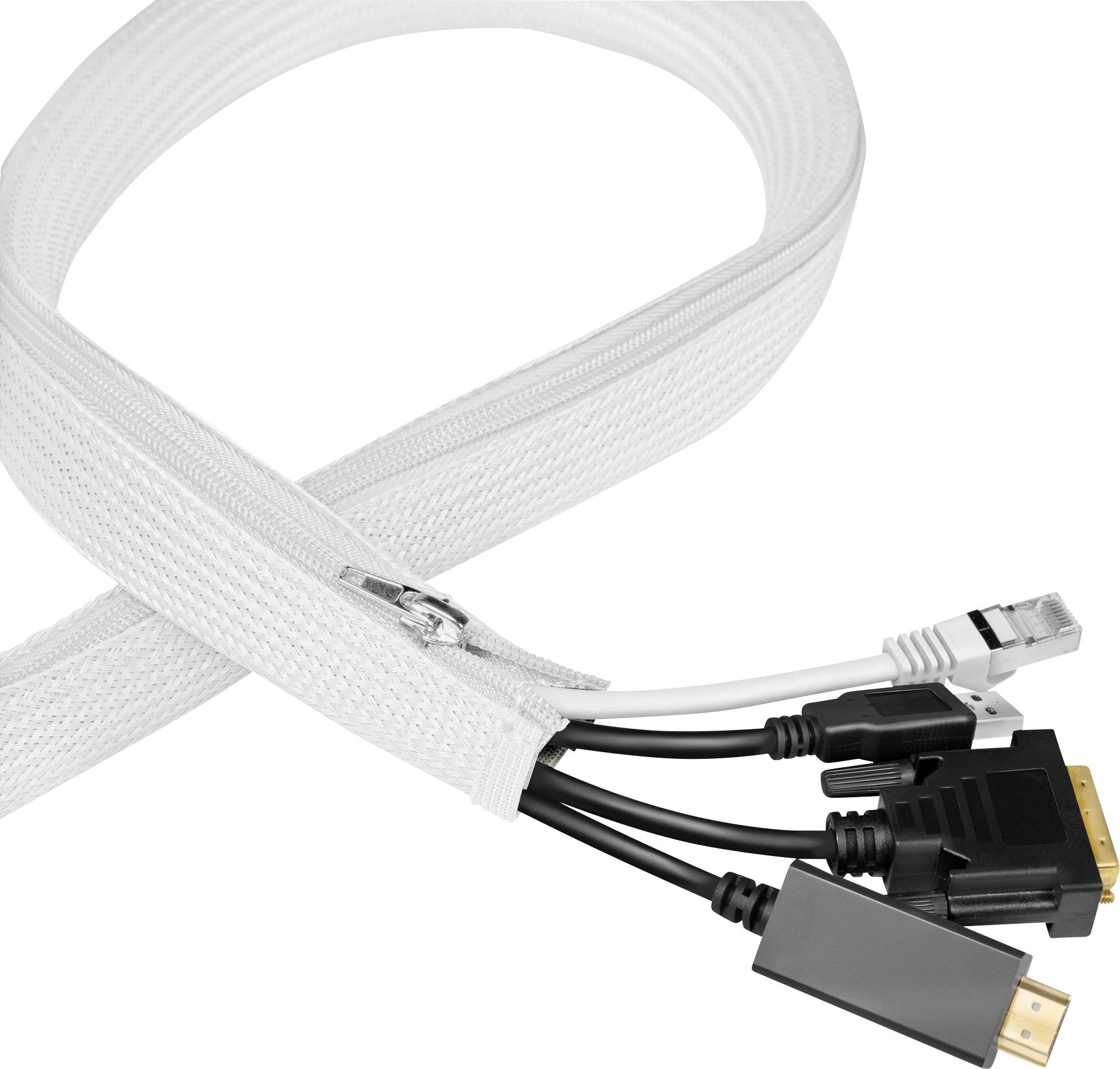 LogiLink KAB0090 KAB0090 Cable trunking 20 mm (max) White 5 m