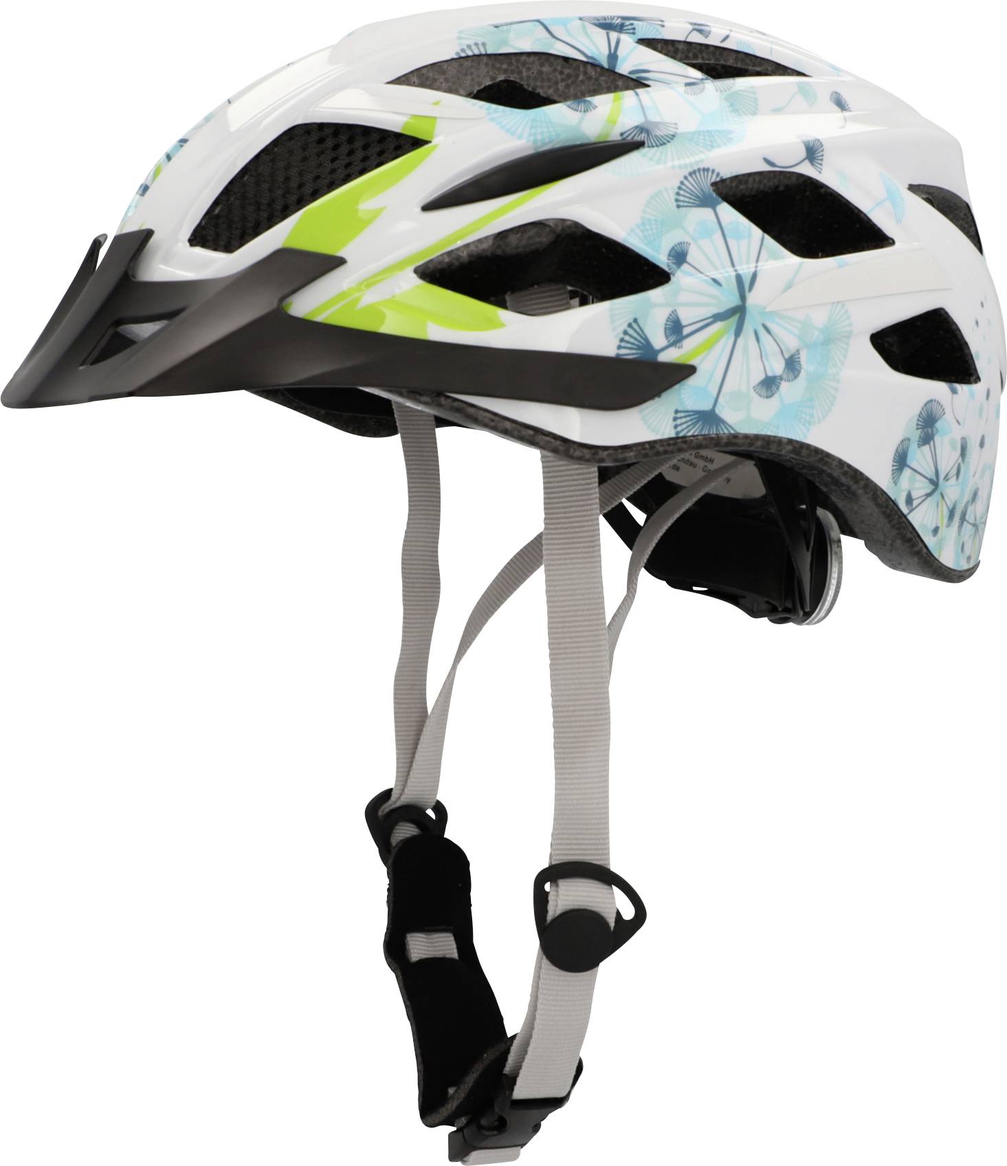 FISCHER FAHRRAD Urban Flower Bike helmet Black Clothes size=S/M Head circumference=55-59 cm