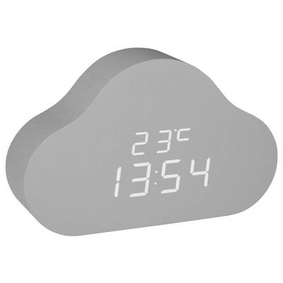 Grey cloud-shaped display shows '23°C' and '13:54'.