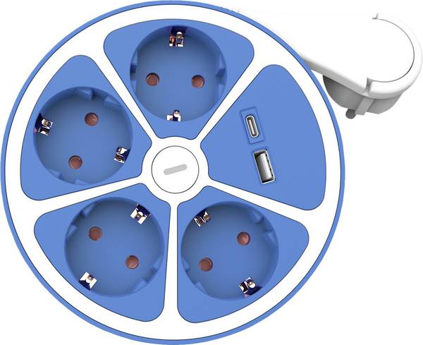 Roline 19.07.2341 Power strip Blue CEE connector 1 pc(s)