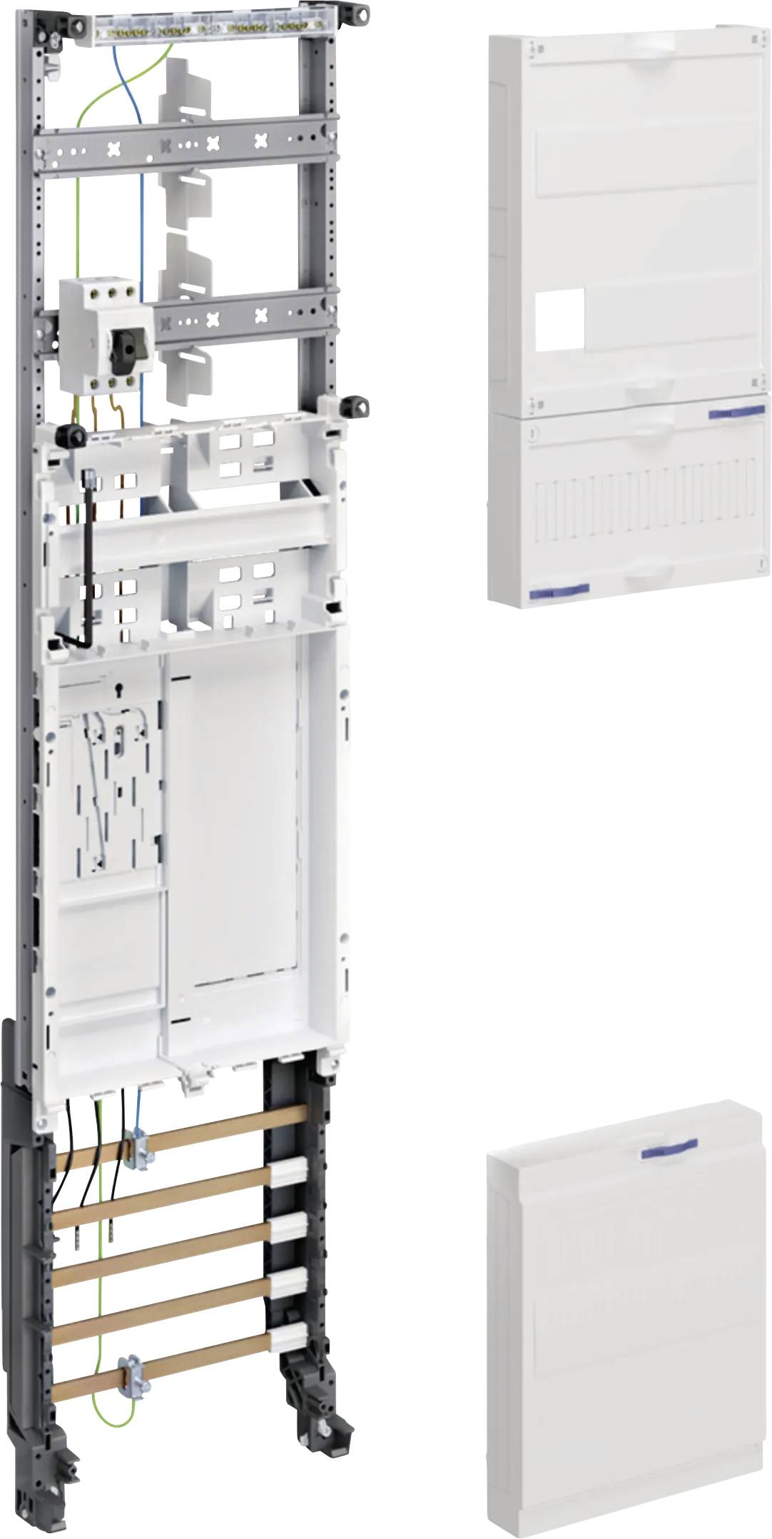 Hager ZH3EH16N ZH3EH16N Switchboard Recess-mount No. of partitions = 12 No. of rows = 2 Content 1 pc(s)