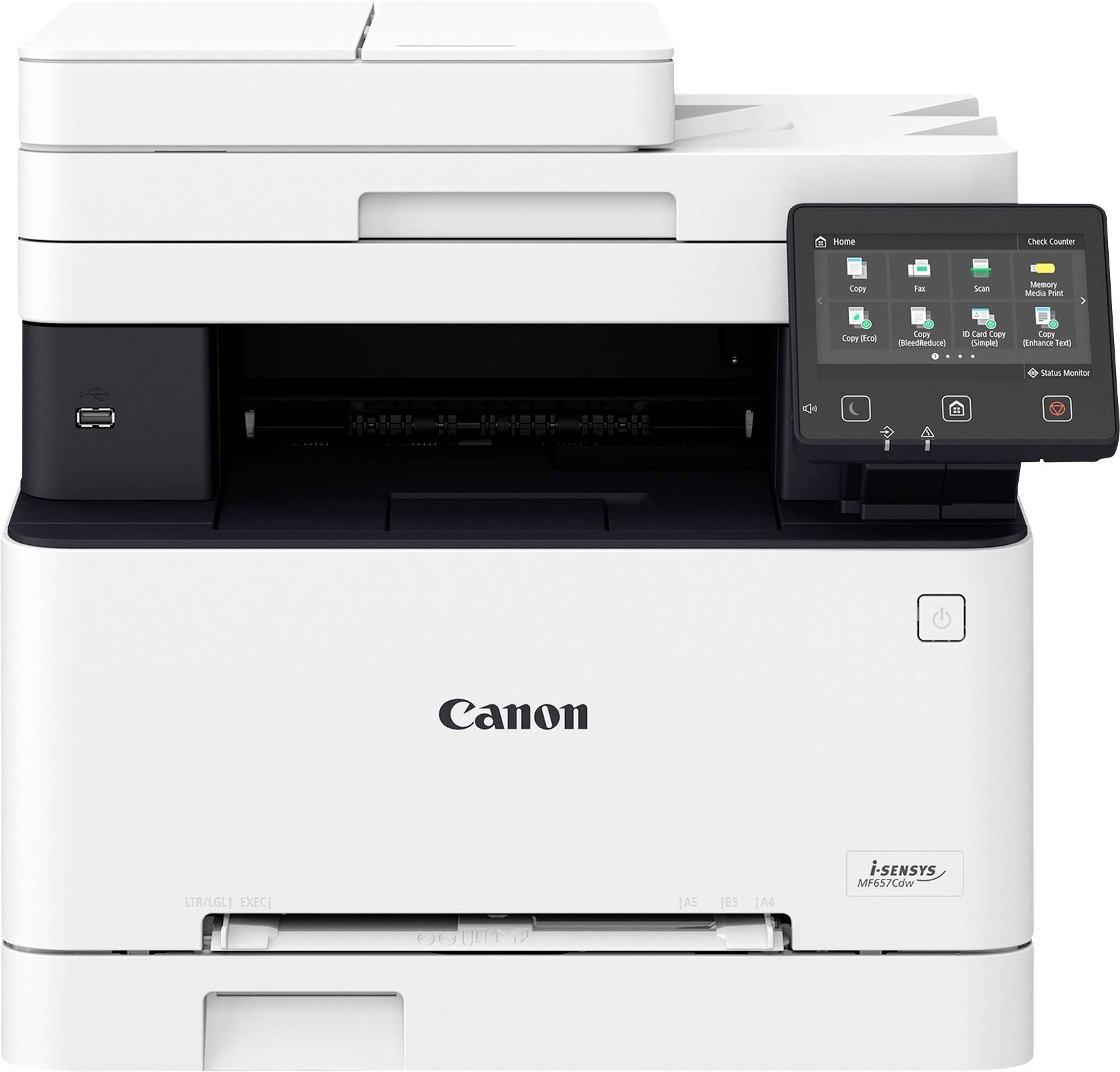 Canon i-SENSYS MF657Cdw Multifunction printer Laser Colour A4 Printer, scanner, copier, fax Duplex ADF, Duplex, LAN, USB, Wi-Fi