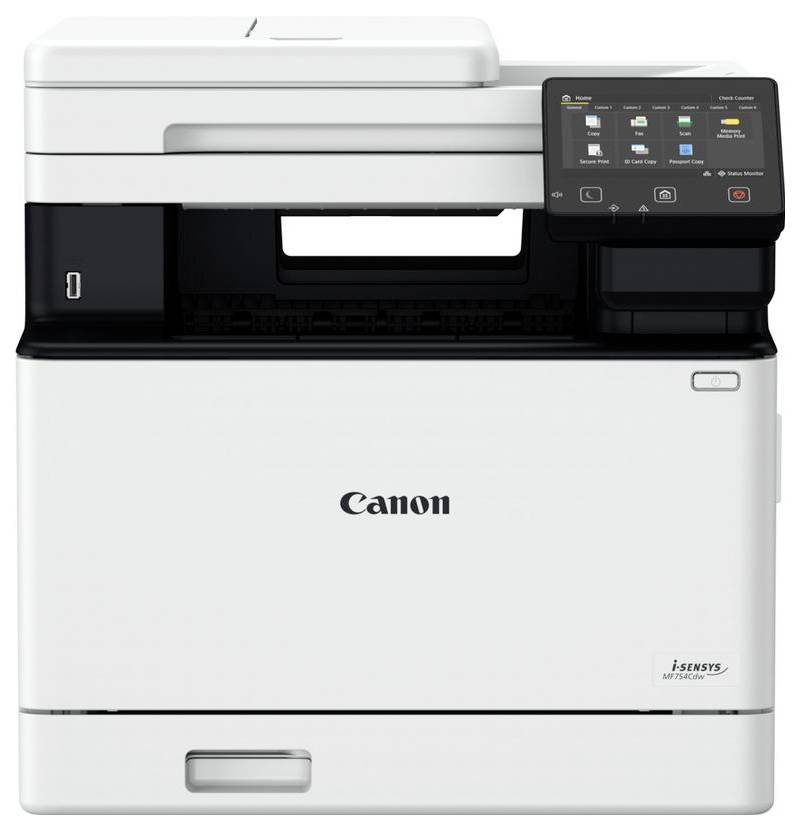 Canon MF754CDW Multifunction printer Laser Colour A4 Printer, scanner, copier, fax Duplex ADF, Duplex, LAN, USB, Wi-Fi