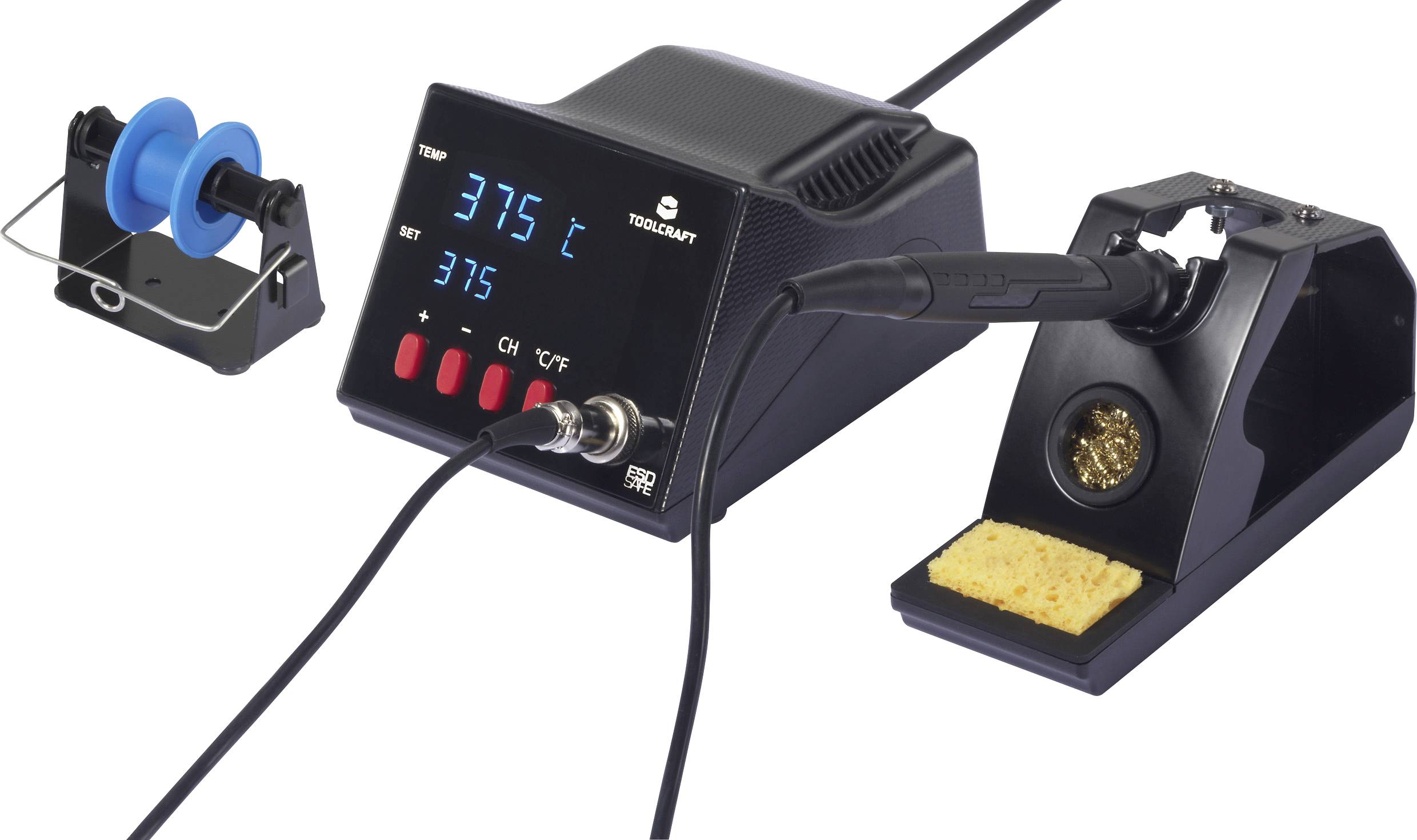 TOOLCRAFT TO-8962 ESD Soldering station Digital 70 W 480 °C (max) + soldering tip