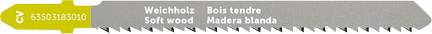 Fein 63503183010 Jigsaw blade for wood CV 75 T2.5 SW SC RV 5 pc(s)