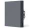 A grey Aqara wall switch with a modern, sleek design and minimal thickness. Suitable for smart home integration.