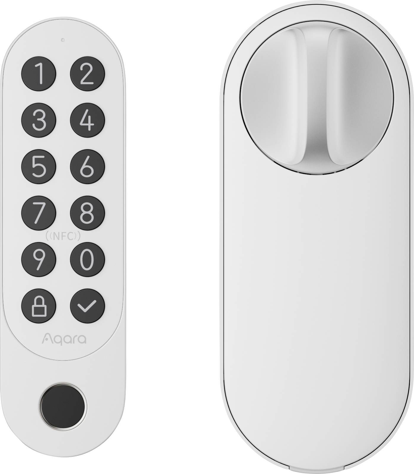 Aqara Code keypad, Door lock actuator EL-D02DW White