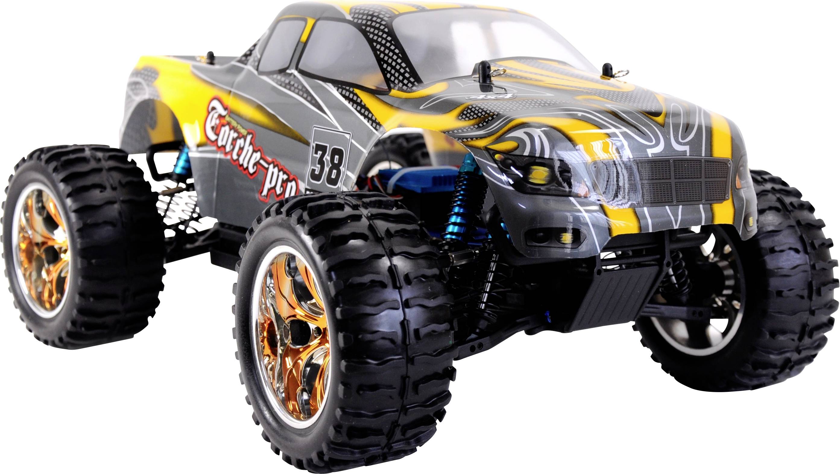 Amewi Torche Pro Brushless 1:10 RC model car Electric Monster truck 4WD RtR 2,4 GHz Incl. battery and charger