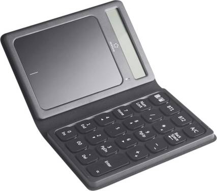 Renkforce RF-NK-300 Bluetooth® Numeric keypad Foldable, Quiet keypad, Built-in touchpad, Calculator Black