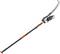 'Telescopic tree pruner with saw, for high branches; orange-black handle, silver blade.'