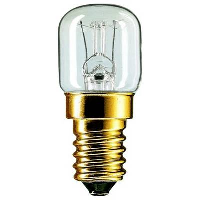 A clear light bulb with a screw base.