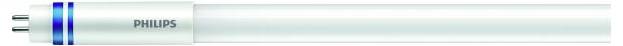 Philips fluorescent tube with a white, elongated shape and a blue stripe.