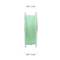Spool with light green filament, diameter 56 mm ±1.5 mm and 65 mm ±1.5 mm, presumably for 3D printing.