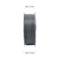 Coil with grey wire, diameter 56 mm ± 1.5 mm, width 65 mm ± 1.5 mm. Wire suitable for technical applications or craft work.