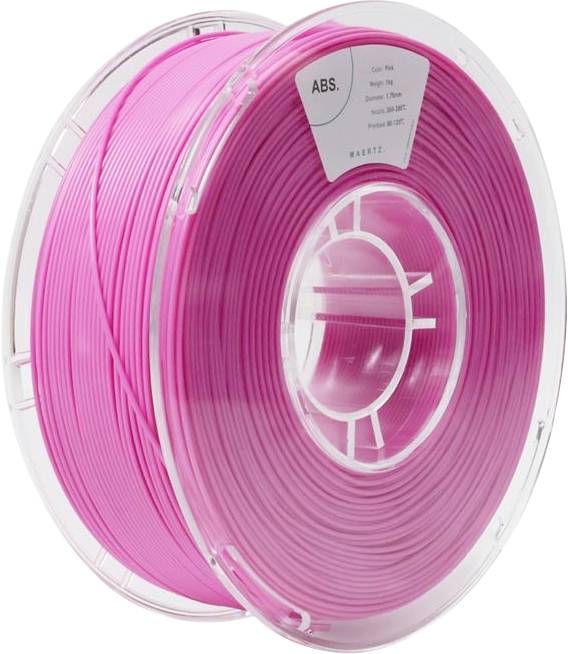 Maertz PMMA-1010-010 PMMA-1010-010 Filament ABS plastic chemical-resistant 1.75 mm 1000 g Pink 1 pc(s)