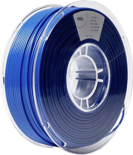 Maertz PMMA-1010-015 PMMA-1010-015 Filament ABS plastic chemical-resistant 2.85 mm 1000 g Blue 1 pc(s)