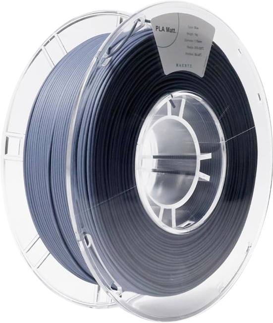 Maertz PMMA-1012-007 PMMA-1012-007 Filament PLA matt Matt 1.75 mm 1000 g Blue 1 pc(s)