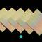Several pastel-coloured cards placed at an angle create a staggered visual effect on a black background.