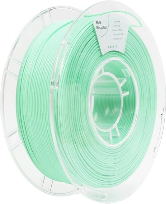 Maertz PMMA-1014-008 PMMA-1014-008 Filament PLA matt Recylced PLA, Matt 1.75 mm 1000 g Mint 1 pc(s)