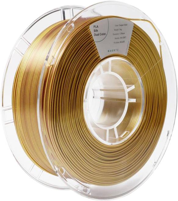 Maertz PMMA-1021-003 PMMA-1021-003 Filament PLA satin satin 1.75 mm 1000 g Copper, Gold 1 pc(s)