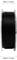 'Black plastic reel, 65 mm diameter, 56 mm width ± 1.5 mm, on transparent reel.'