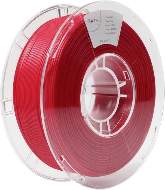 Maertz PMMA-1009-004 PMMA-1009-004 Filament PLA Pro 1.75 mm 1000 g Red 1 pc(s)