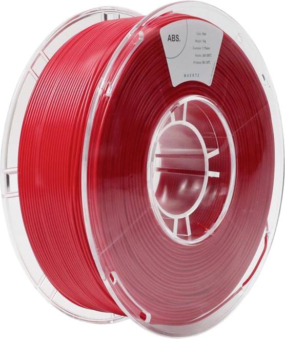 Maertz PMMA-1010-004 PMMA-1010-004 Filament ABS plastic chemical-resistant 1.75 mm 1000 g Red 1 pc(s)