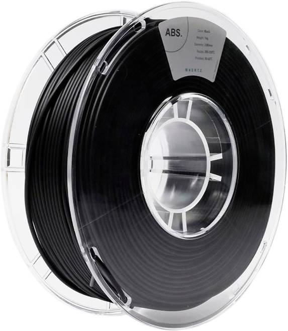 Maertz PMMA-1010-007 PMMA-1010-007 Filament ABS plastic chemical-resistant 2.85 mm 1000 g Black 1 pc(s)