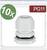 A pack of 10 white cable glands in PG11 size, shown in a transparent packaging with a green and red label.