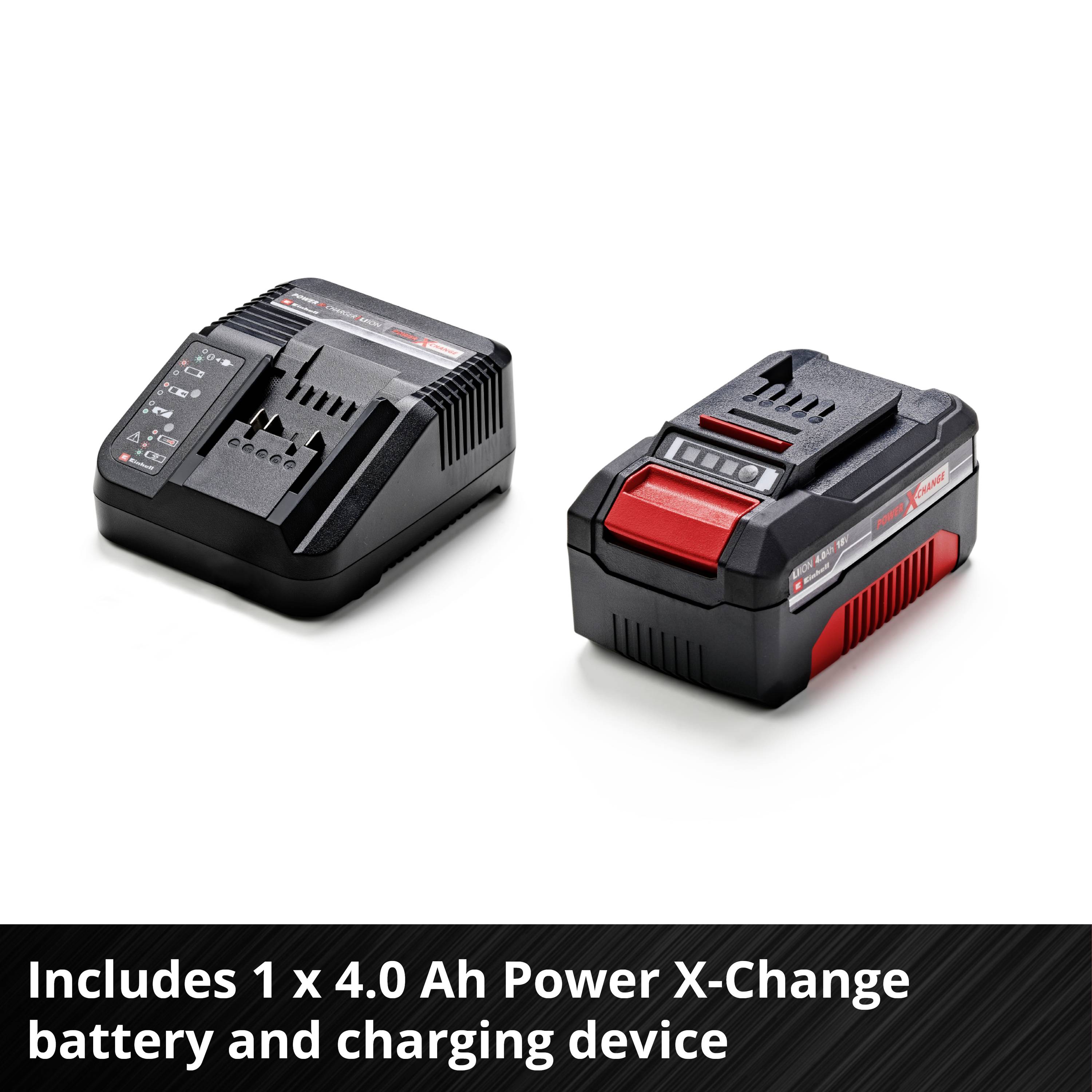 'Runtime per battery charge at max. RPM: 2.0 Ah - 10 Min, 2.5 Ah - 12 Min, 3.0 Ah - 14 Min, 4.0 Ah - 20 Min, 5.2 Ah - 26 Min, 6.0 Ah - 28 Min, 8.0 Ah - 40 Min.'