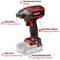 A cordless impact driver with a brushed motor displays key features: 220 Nm torque, LED light, 1/4" internal hexagonal chuck.