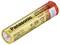AAA Battery, brand 'Panasonic'. Gold-coloured casing, red head. Suitable for devices with low energy requirements.